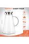 2.0 Liter 68oz Glass Pitcher with Lid - 4