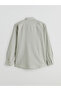 Nevavm Slim Fit Long Sleeve Dobby Men's Shirt with Difference - 6