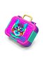 Kids Purple Pink Cat Patterned Stainless Steel Lunch Box 39319