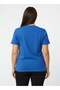 Ladies Graphic T-shirt -ROYAL BLUE - 3