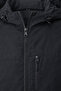 Men's Relax Fit Pocketed Lined Black Raincoat - 3