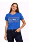 Ladies Graphic T-shirt -ROYAL BLUE