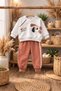 2-Strap Cute Dog Printed 2-Piece Baby Boy-Child Set 6-18 Months - 6