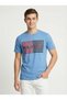 Mens Graphic T-shirt -BLUE - 3