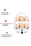 350W Double Deck Egg Cooker, 7-14 Egg Boiler & Steamer, Auto Shut-Off, White - 4