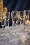 Set of 6 Crystal Glass Evil Eye Coffee Cup Water Glass 150ml - 3