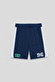 Boy Navy Blue Shorts - 6