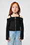 Girl Black Blouse - 2