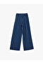 Striped Wide-Leg Palazzo Trousers with Tie-Waist Pockets - 3