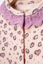 Baby Girl Floral Print 3-6-9 Months 3-Piece Cotton Footed Romper - 3