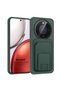 Honor Magic 8 Lite Case Pocketpro Litchi Dark Green