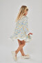 Veronica White Dress with Flowers - 5