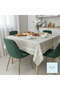 🆕   Lace-Looking Easy-To-Clean Liquid-Proof Hole-Free Pvc Tablecloth - 120 X 150 Cream - 3