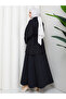 Double Buttoned Shirt & Skirt Hijab Set Rc9022 - 8