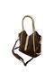 Lock Detailed Tote Women's Hand and Shoulder Bag with Puppy Detail and Inner Bag - 7