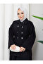 Double Buttoned Shirt & Skirt Hijab Set Rc9022 - 5
