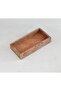 Red Travertine Tray 12x23x4cm honed finish - 3