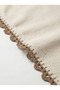 Canvas Runner 40X140 cm – Handmade Modern Lace Detailed Runner - 3