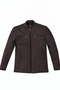 Men's Brown Water and Wind Resistant Slim Fit Lined Seasonal Coat - 3