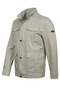 Men's Stand Collar 8-Pocket Lined Cotton Seasonal Coat - A00004 - 3