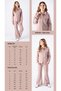 Girls' Spanish Flared Gabardine Pants Set with Shirt, Young Girls' Embroidered Two-Piece Set 7-14 Years Old - 2