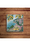 European Travel Themed European Cities Natural Stone Travertine Coasters Set of 4 - 5