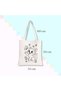 Cute Cat Painting Bag - Paintable Cloth Bag - Bag Painting - 35*40 cm - 4