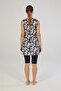Digital Print Patterned Sleeveless Tights Strap Dress Swimsuit - 3