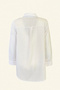 Black Beaded Tassel Embellished Oversize White Shirt - 5