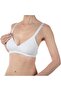 Cotton Stretch Nursing Bra 6C, White - 2