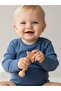 Baby Cotton Long Sleeve Snap Fastener Bodysuit - 5
