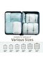8 Set Packing Cubes for Suitcases, Travel Luggage Packing Organizers with Laundry Bag, Compres - 5
