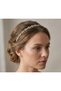 Pearl and Crystal Stone Bridal Crown Hairband - 2