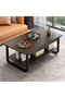 2 Tier Minimalist Sofa Table – Sleek Living Room Console with Storage Shelf - 2