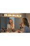 Reyes 5-Piece Decorative Makeup Mirror Wall Sconce Elegant Painting Palette Palette Paints (Daylight Led Bulbs Included!!!) - 2