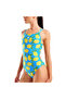 Lemons Swimsuit Lace Plus Back Women's Turquoise Swimsuit 010704858 - 4
