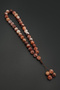 Original Natural Stone 8mm Red Fire Quartz 33-Piece Prayer Beads, Men's Gift, Handmade Prayer Beads (Adjustable) - 3