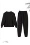 Your Own Unique Style Printed Black Women's Tracksuit Set 100% Cotton - 3