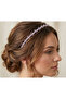 Pearl and Crystal Stone Bridal Crown Hairband - 2