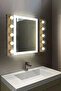 Reyes 5-Piece Decorative Makeup Mirror Wall Sconce Elegant Painting Palette Palette Paints (Daylight Led Bulbs Included!!!) - 5