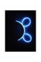 Decorative String, VADER, Plastic, Fluorescent, Party Accessory, Blue - 6