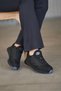 Women's Black Sneaker Casual Sports Shoes 053-K