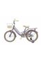 Bicycle With Basket 14 Inch Purple - 2