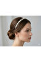 Pearl and Crystal Stone Bridal Crown Hairband - 5