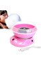 Electric Cotton Candy Machine - Easy to Use & Clean Pink Candy Floss Maker for Home DIY Treats - 4