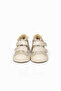 Children's Unisex Beige Flexible Thermo Sole Double Velcro Strip Patterned Sports Short Boots - 3