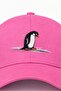 قبعة رياضية أساسية باللون الوردي مطرزة من Nihilist Penguin للجنسين - 2