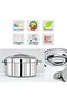 Hot Pot 3Pcs Stainless Steel Casserole Set Insulated food warm Stainless Steel 1000ml,1500ml,2000ml - 8