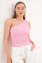 Women's One-Shoulder Wrap Blouse 260082 -