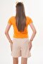 Women's Print Detailed Crew Neck T-Shirt 260138 - 5
